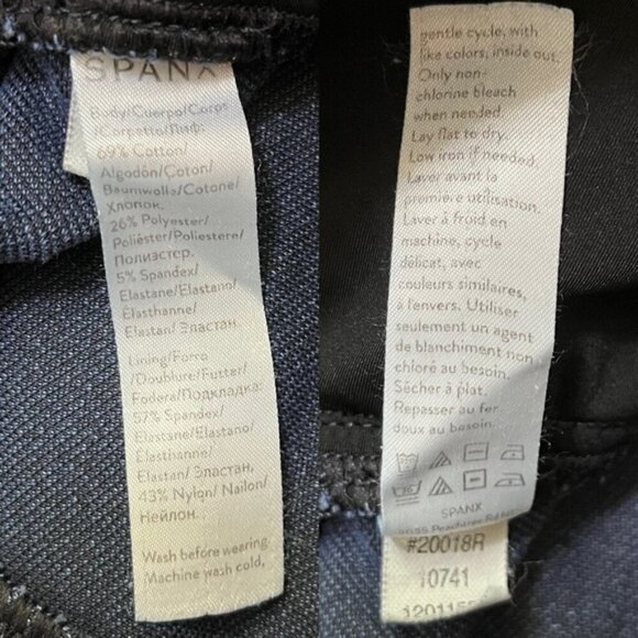 SPANX Jean-ish® Ankle Leggings Skinny Jeans Women Size L - Picture 11 of 11